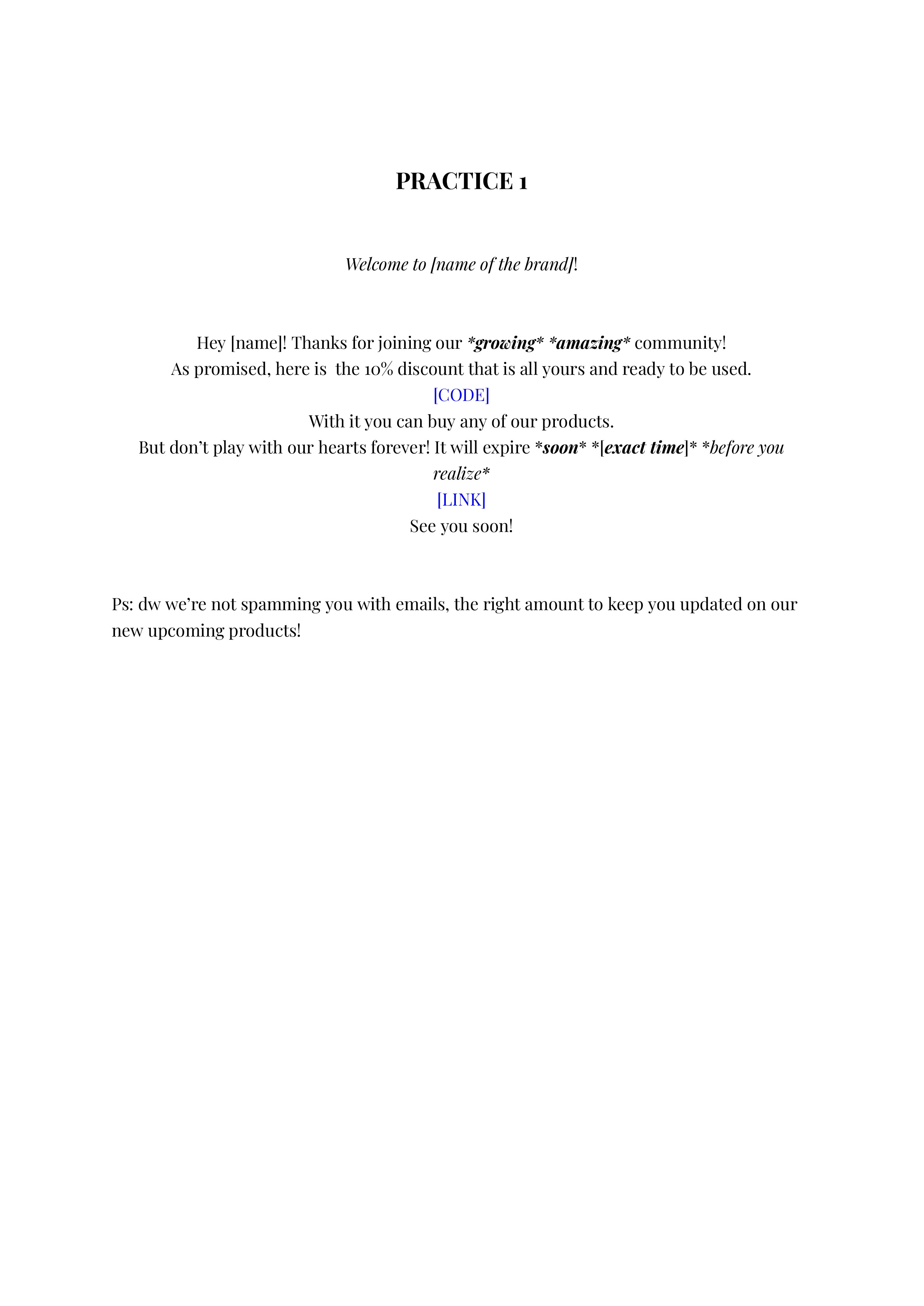 Preview Welcome Email